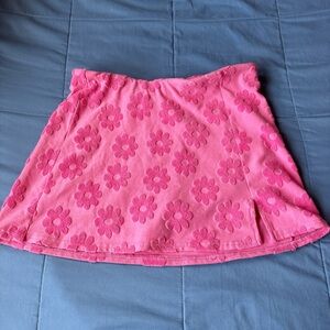 American Eagle Outfitters Pink Mini A-Line Skirt with Slit